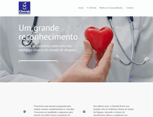 Tablet Screenshot of clinivida.com.br